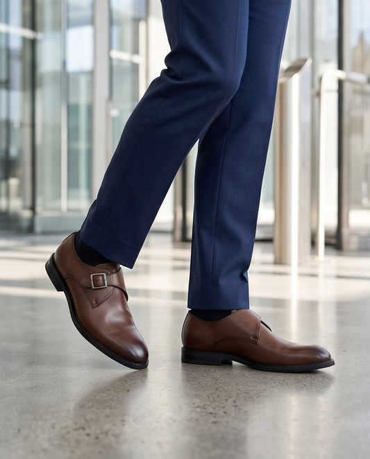 2H #2102 7001 1354 Brown Formal shoes