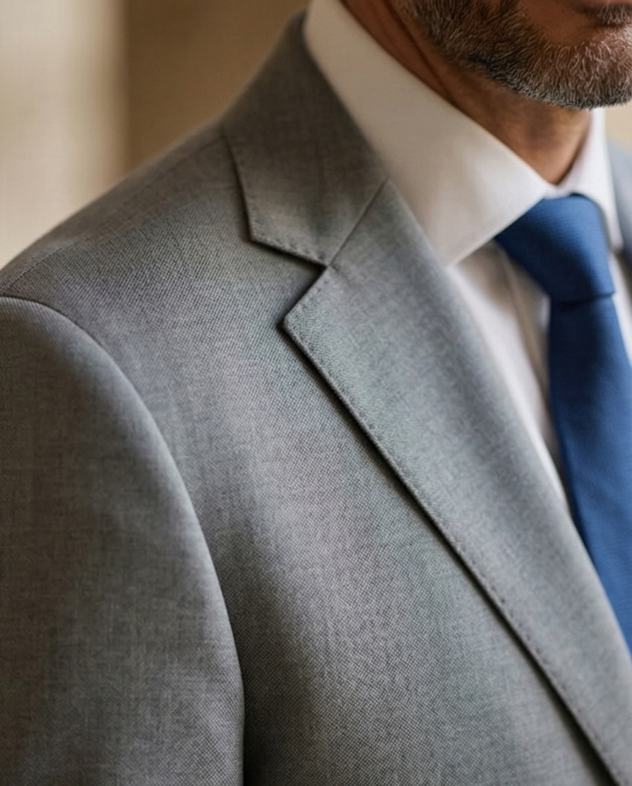 2H #002-1011-2 Gray Formal suit