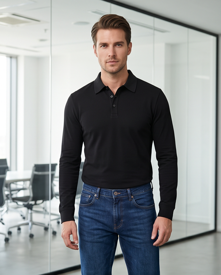 2H #0006 Polo Sweater