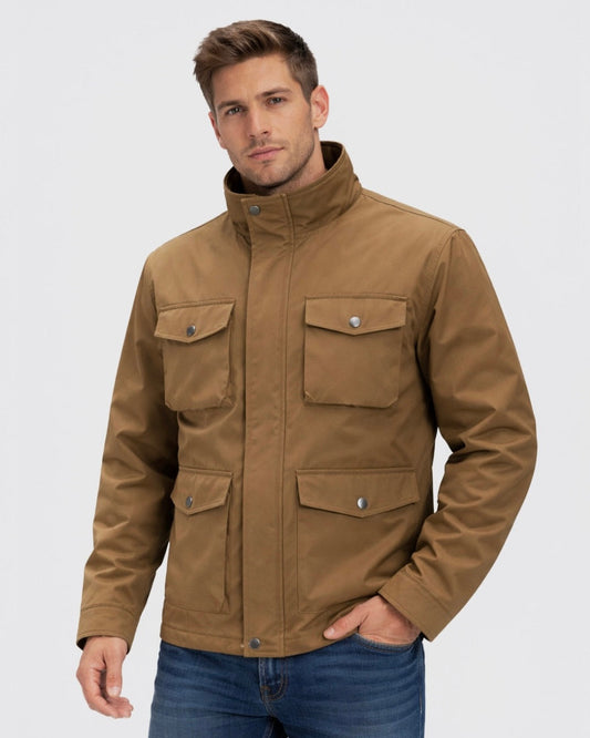 2H #88166 Khaki Casual Jacket