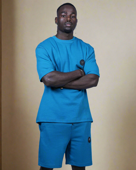 2H Mint Blue Cotton Set