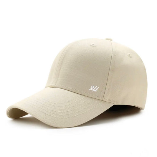 2H Cotton Canvas Beige Cap