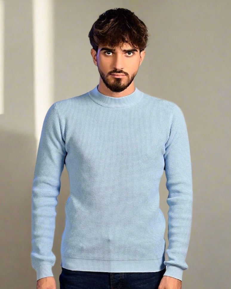 SALE! 2H #46036 Pure Cotton High Neck Sweater