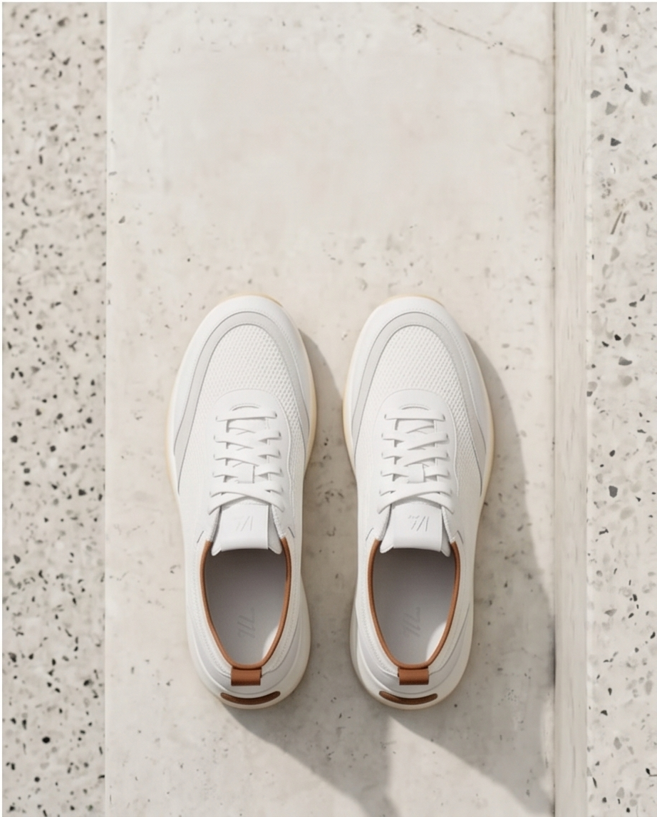 2H #24G Off-White Triko Shoes