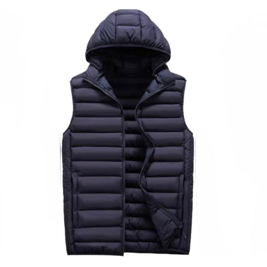 2H Navy Puffer Lightweight Gilet