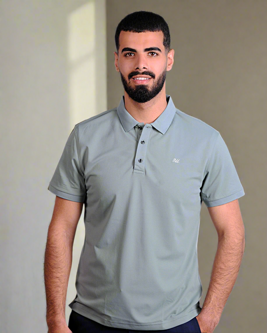 2H #CX.231 Light Green Polo T-shirt