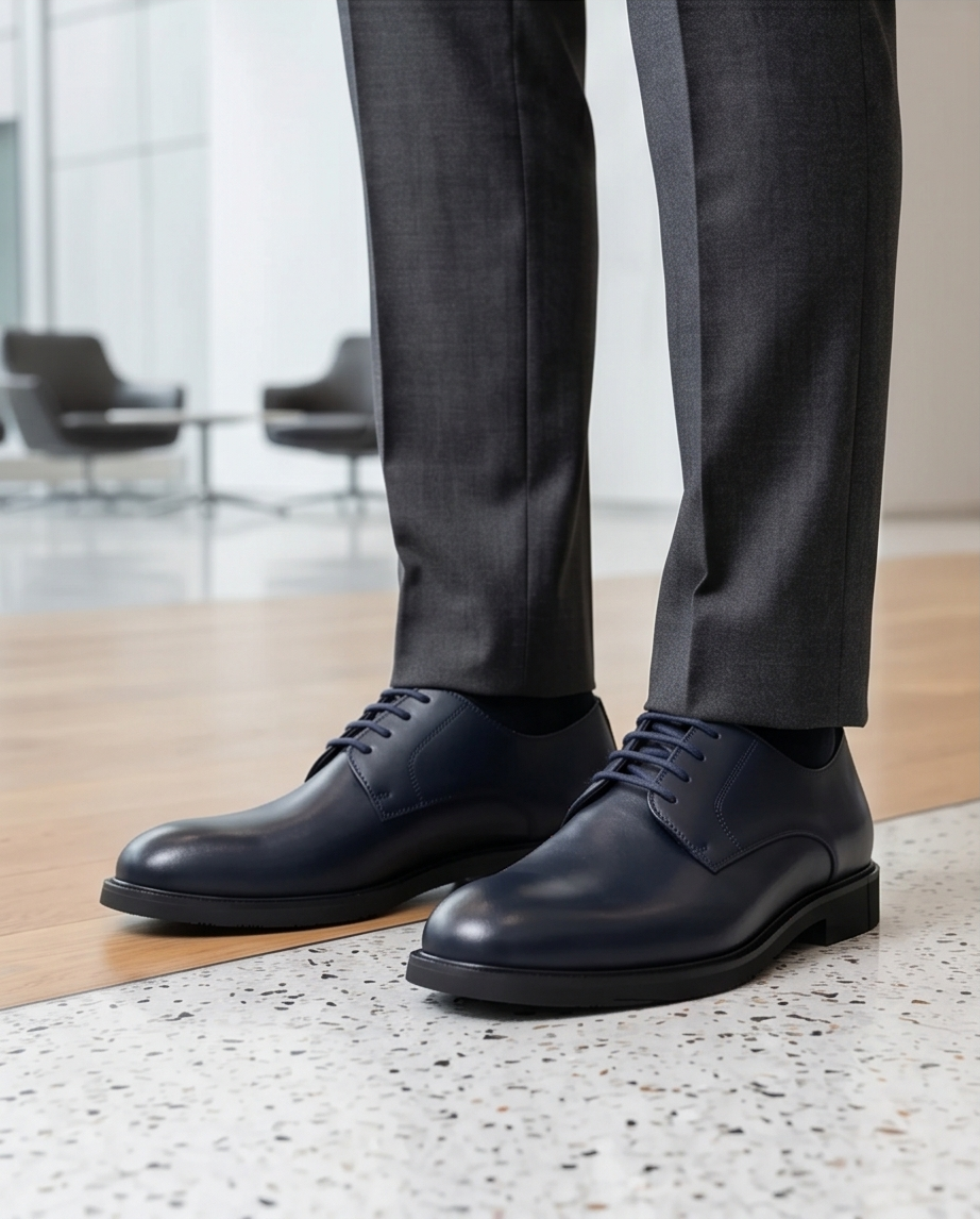 2H #2102 8003 1354 Navy Formal Shoes