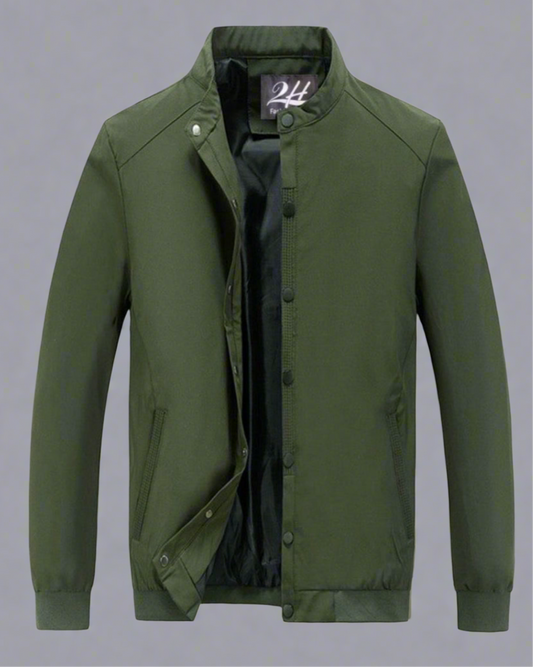 2H Military Green Lightweight Casual Jacket