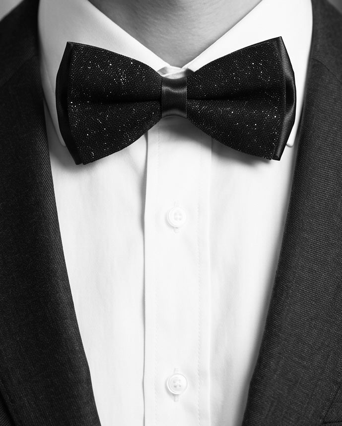 2H black Bow Tie