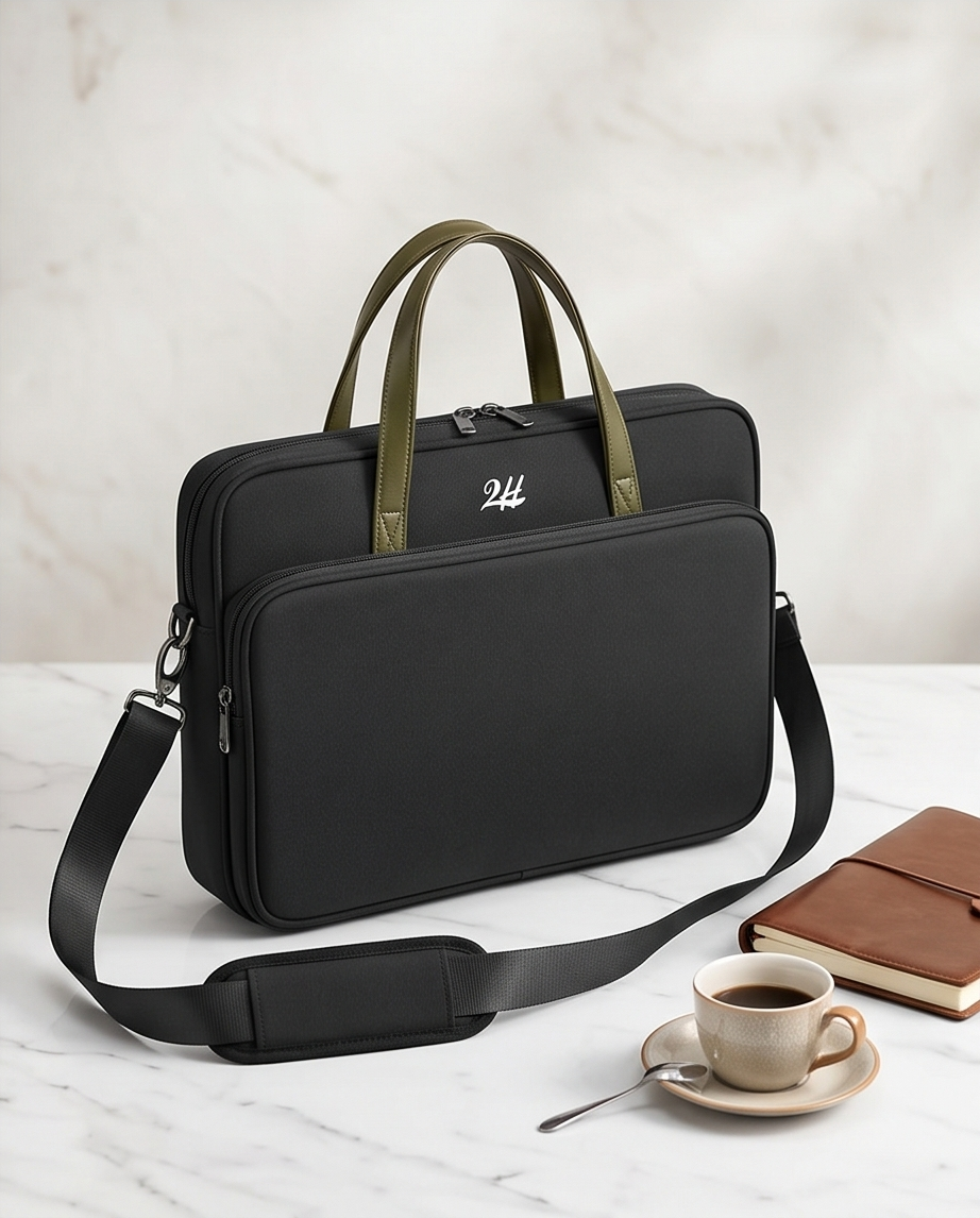2H Black Laptop Bag