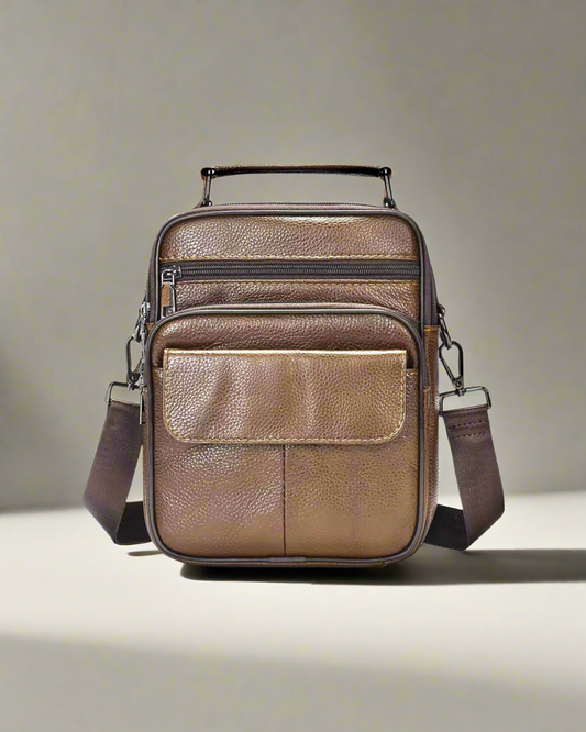 2H #6103 Genuine leather Shoulder messenger Havan bag