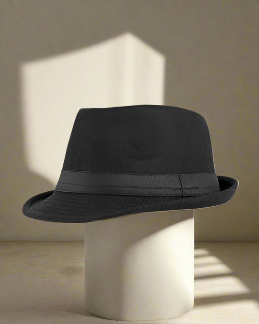 2H Black Round cap
