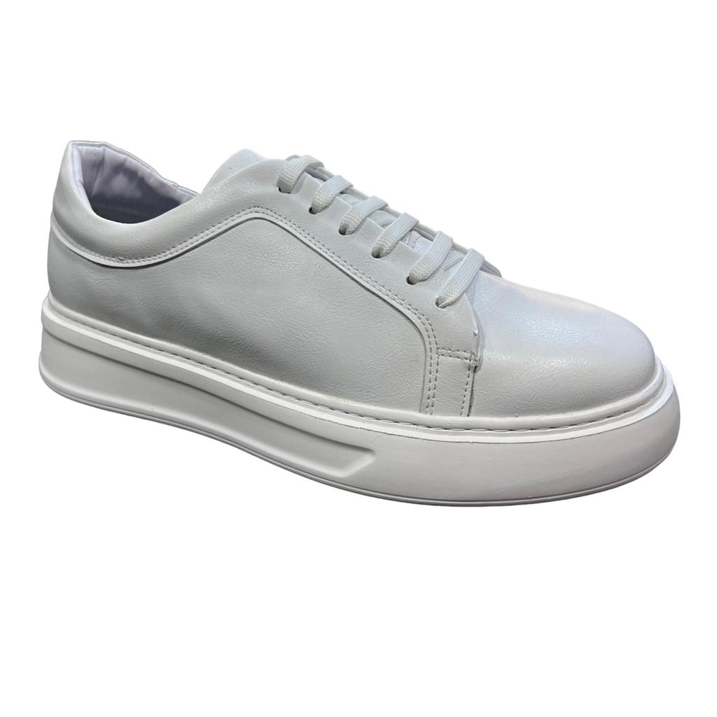 2H #9500 Full White Casual Shoes