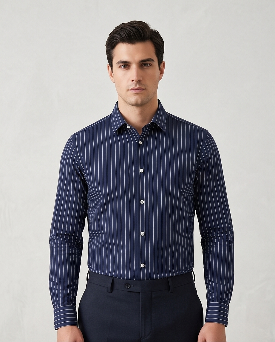 2H #220925 Striped Shirt