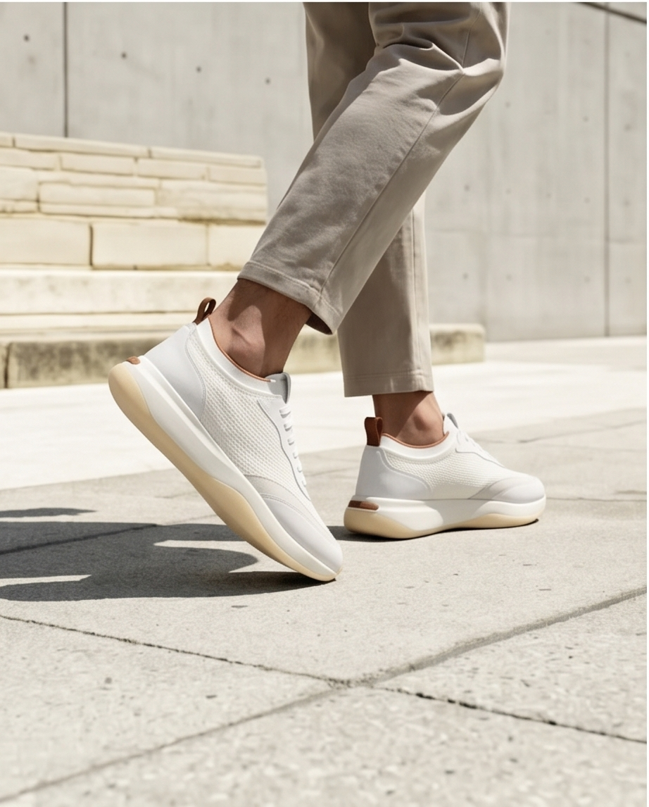 2H #24G Off-White Triko Shoes