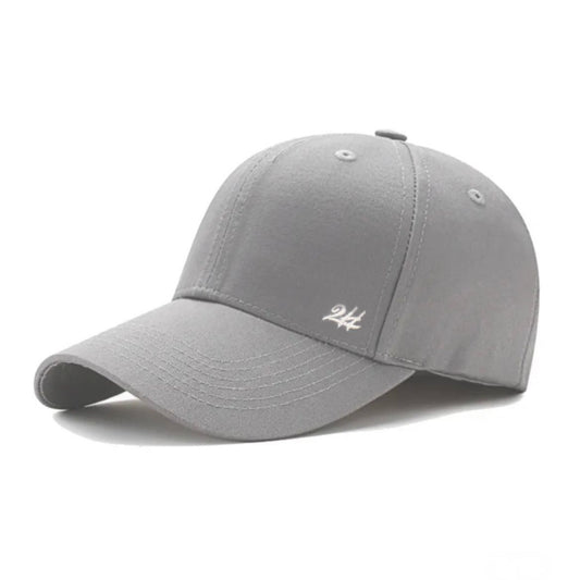 2H Cotton Canvas Light Gray Cap