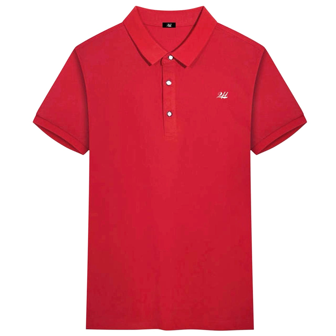 2H #CX.2101 Red Polo T-shirt