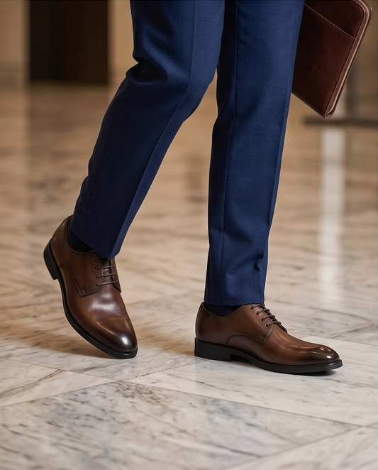 2H #110-100 Coffee Formal Shoes