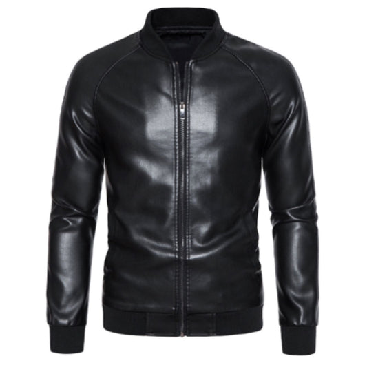 SALE! 2H Black Leather Casual Jacket