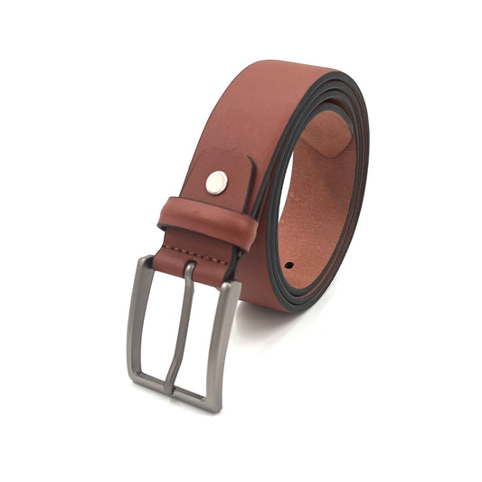 2H #EG Plain Havan Belt Genuine Leather
