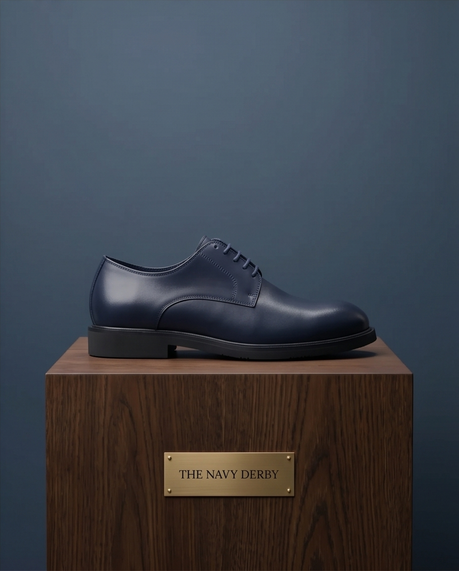 2H #2102 8003 1354 Navy Formal Shoes