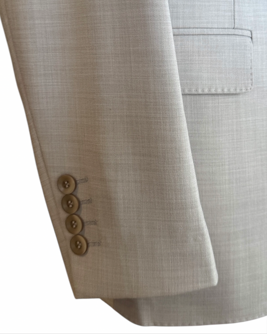 2H Light Beige Formal suit