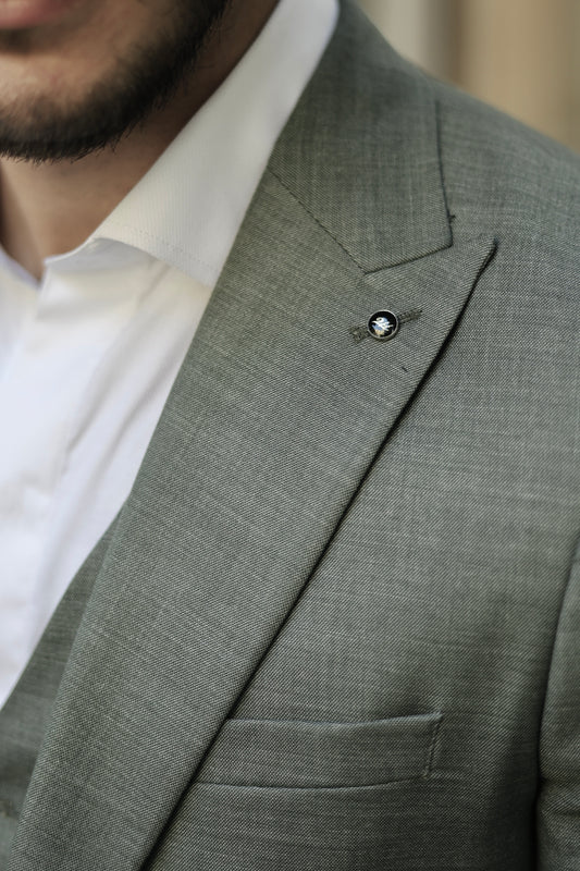 2H Green Suit 2 Pieces