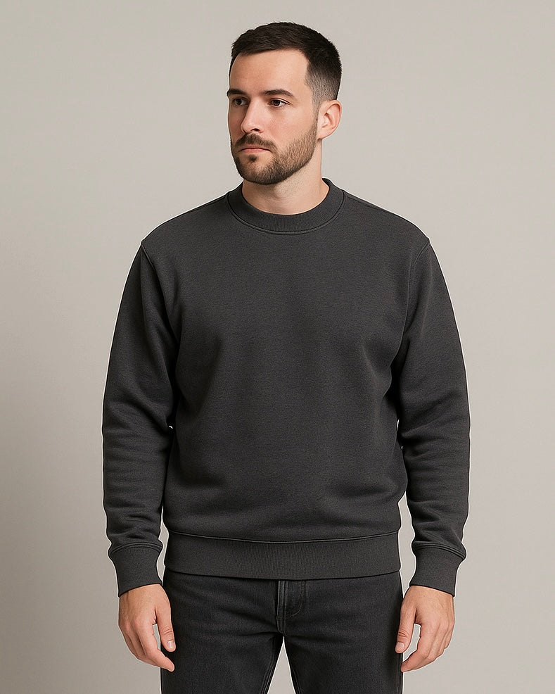 2H #0010 Oversize Round Neck Sweatshirt