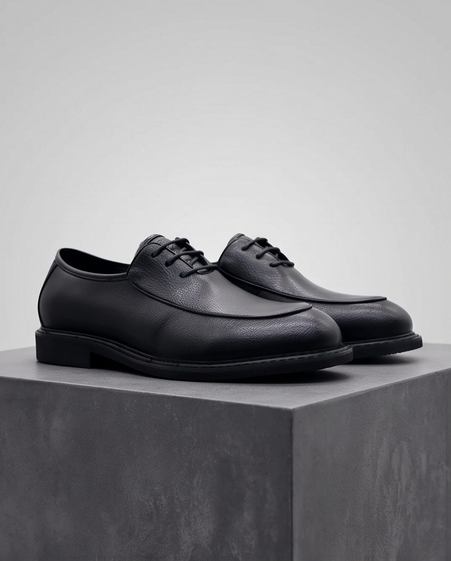 2H #2402 1001 1354 Black Formal shoes