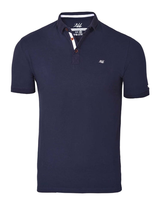 2H #77032 Navy Blue Polo T-shirt