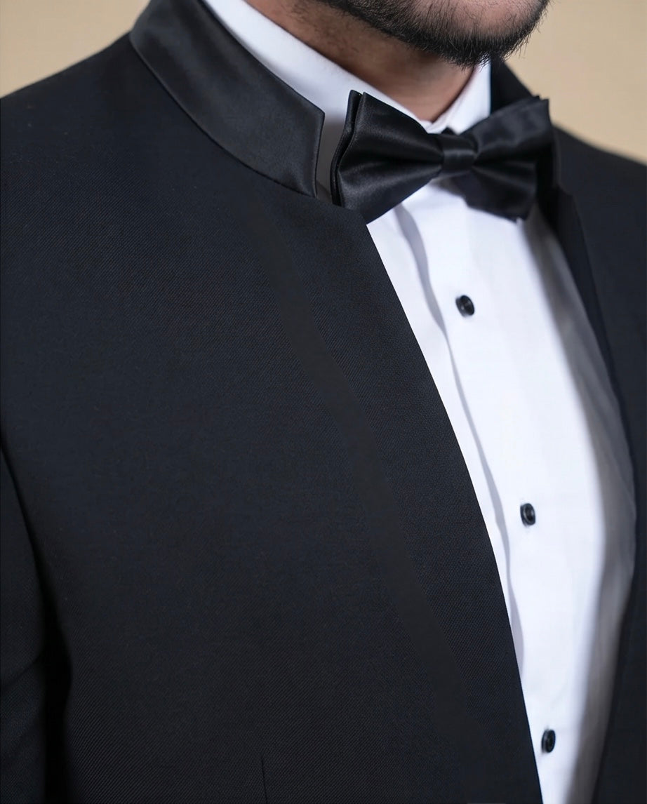 SALE! 2H Black Wedding Suit 2 Pieces
