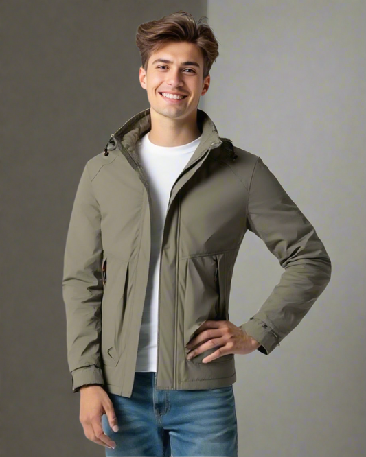 2H #88183 Khaki Casual Jacket