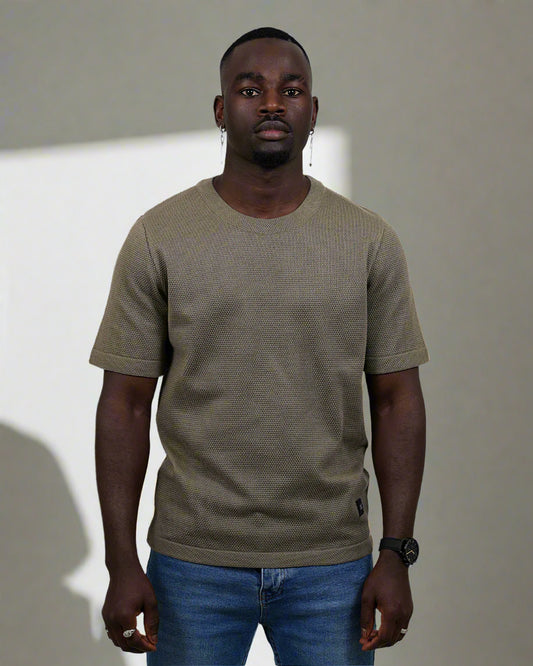 2H #454 Knitted T-Shirt