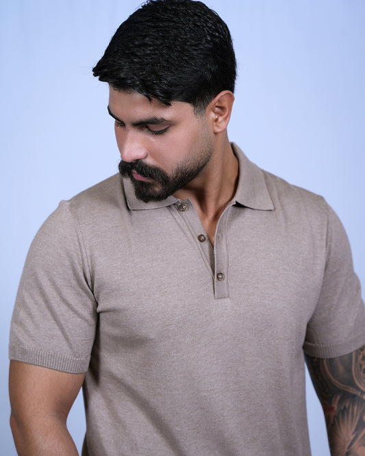 2H # 1862-40 Polo Knitted T-Shirt