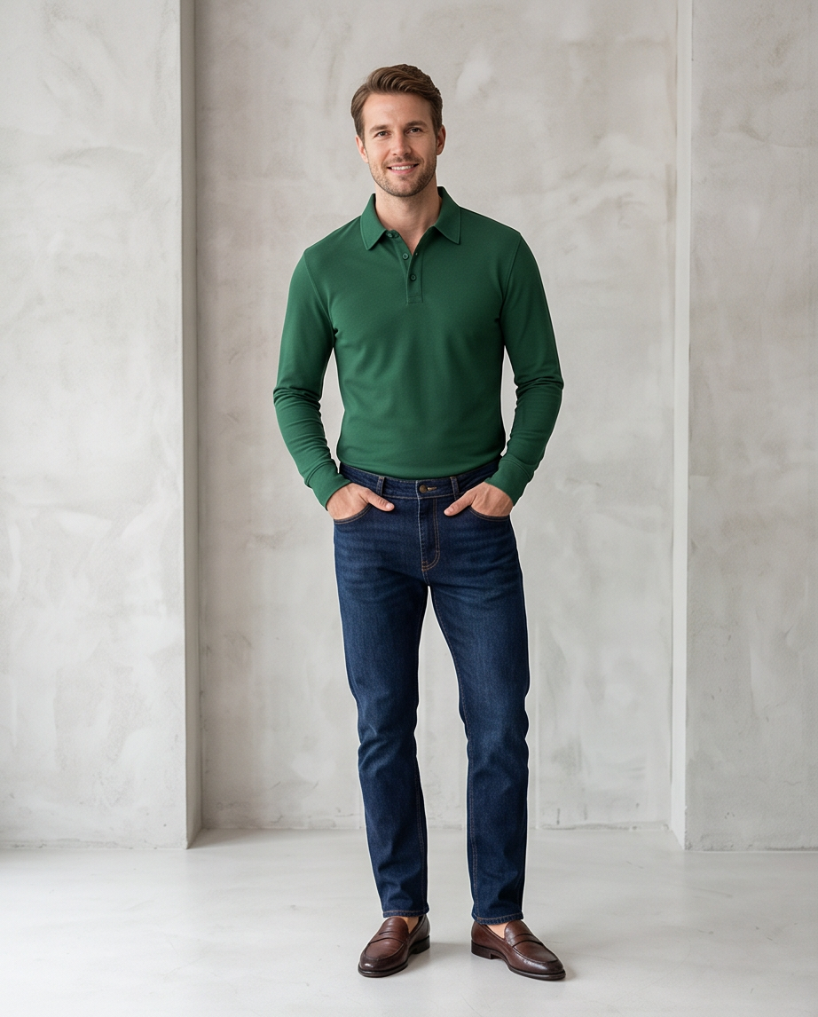 2H #0006 Polo Sweater