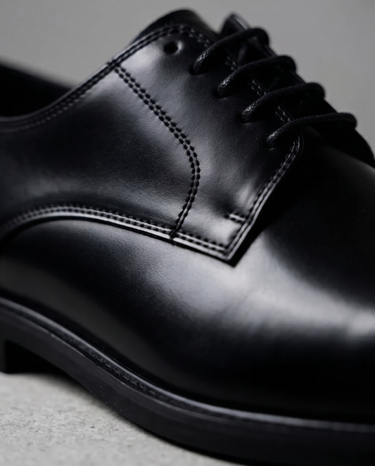 2H #2102 8003 1354 Black Formal shoes