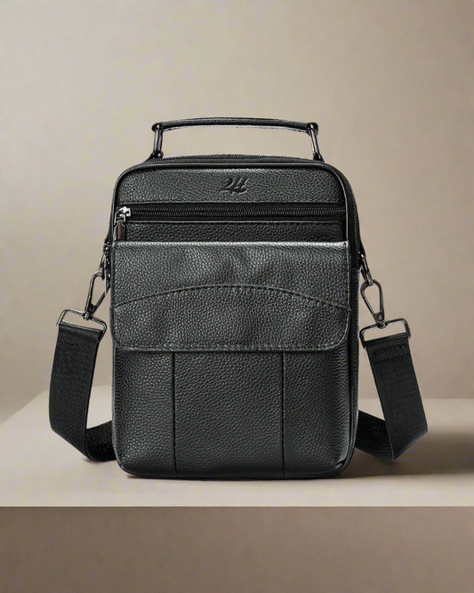 2H #6101 Genuine leather Shoulder messenger bag