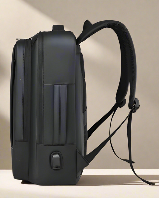 2H Black Duffle Back Bag