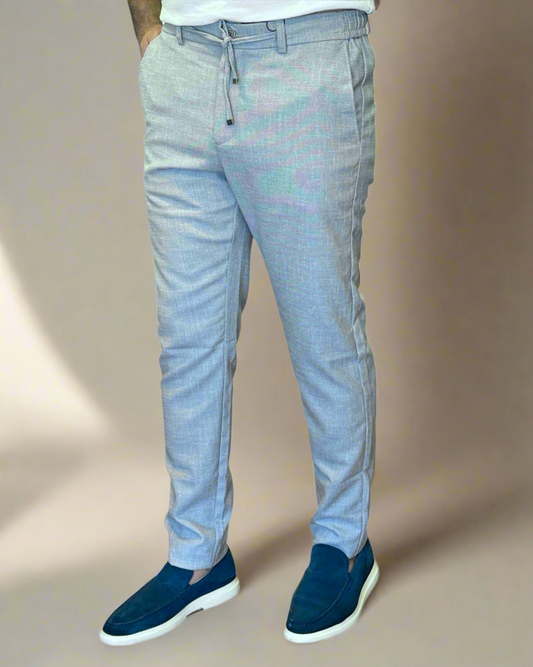 2H Linen Pant with rope