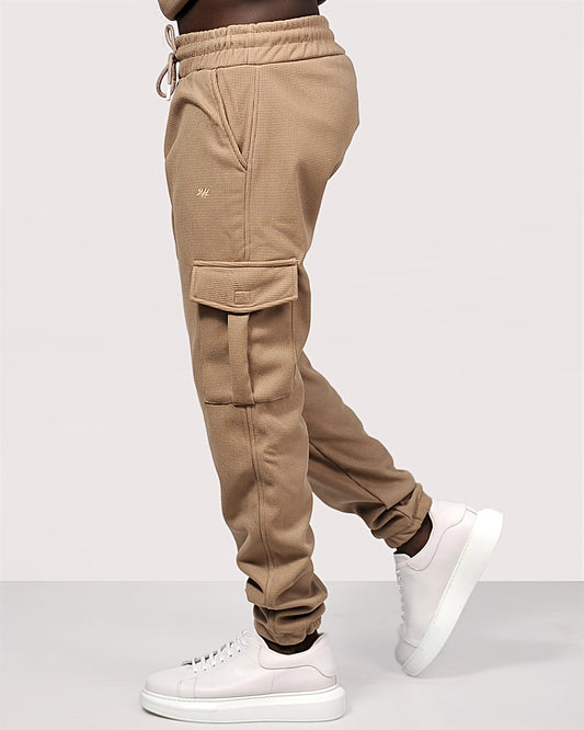 2H #6358 Dark Beige Jogging Pant