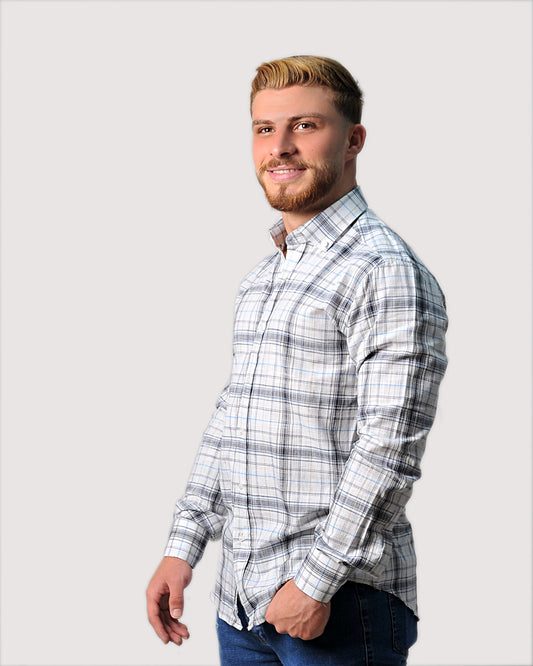 SALE! 2H Squared White/Black Casual Shirt