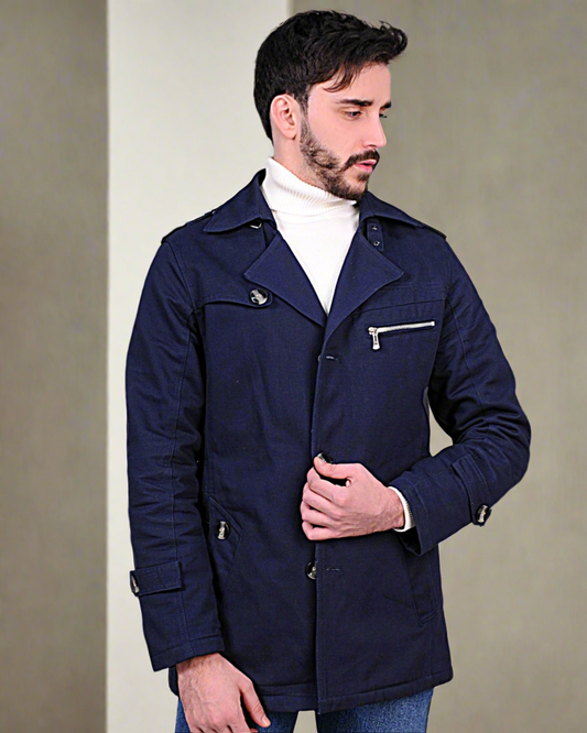 SALE! 2H Navy Winter Warm Casual Jacket