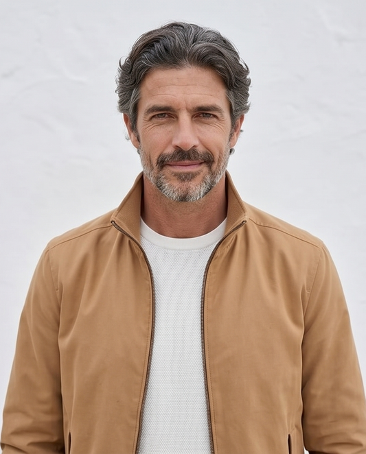 2H #8091 Deep Khaki Lightweight Casual Jacket