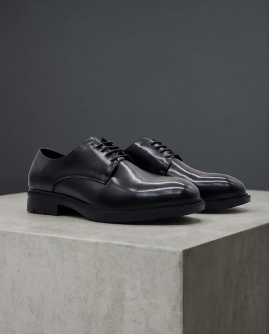 2H #2102 6001 1354 Black Formal shoes