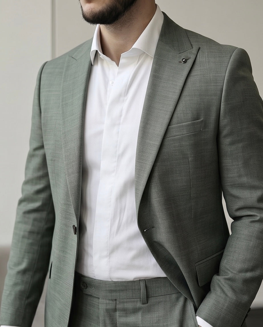 SALE! 2H Green Suit 2 Pieces