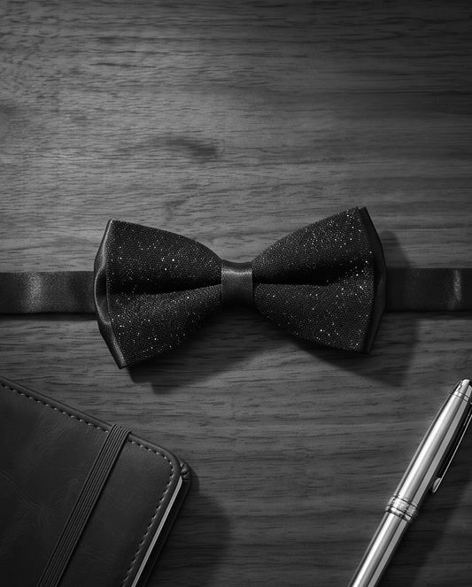 2H black Bow Tie