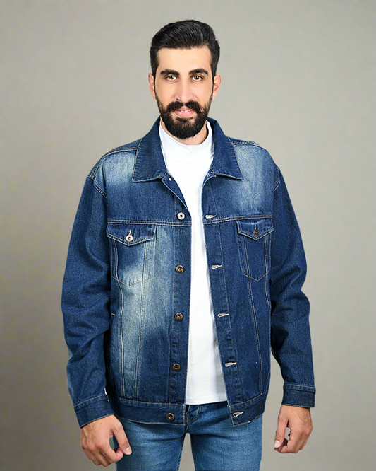2H #21012 Denim Dark Blue Jacket