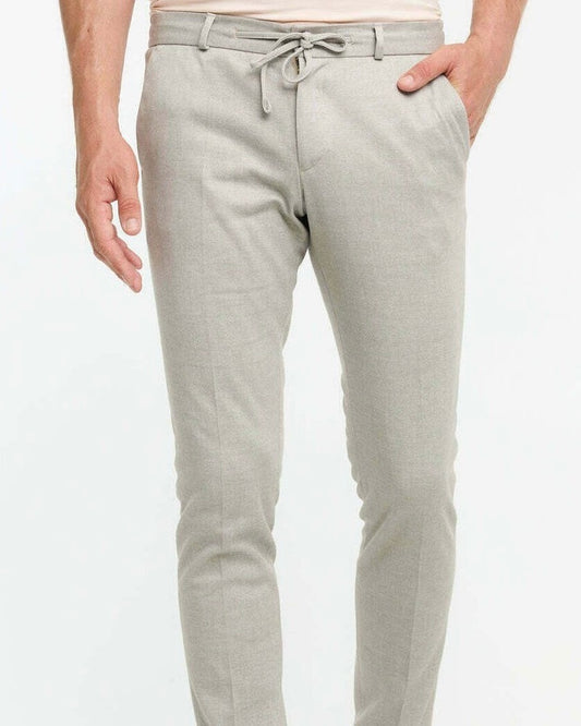 2H Beige Pant with rope