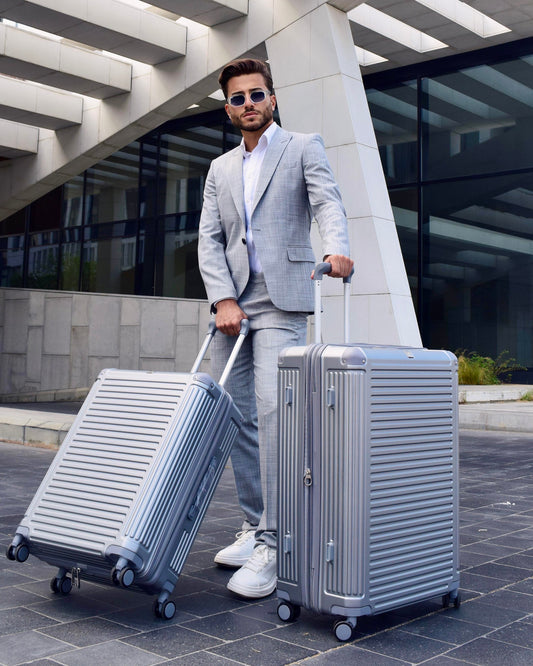 2H #118-6 Gray Casual Suit 2 Pieces