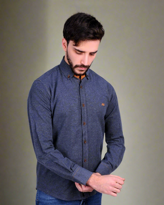 SALE! 2H #080123 Petroleum fleece Casual Shirt